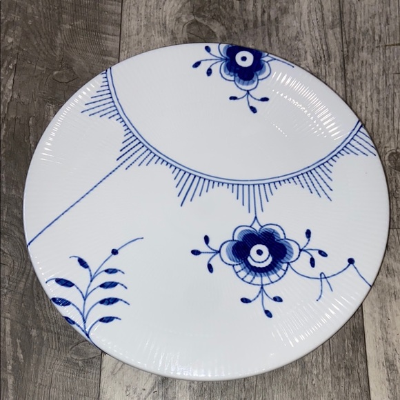 Royal Copenhagen Other - BLUE FLUTED MEGA ROUND DISH Cake Platter Danish Serving Dish ROYAL COPENHAGEN